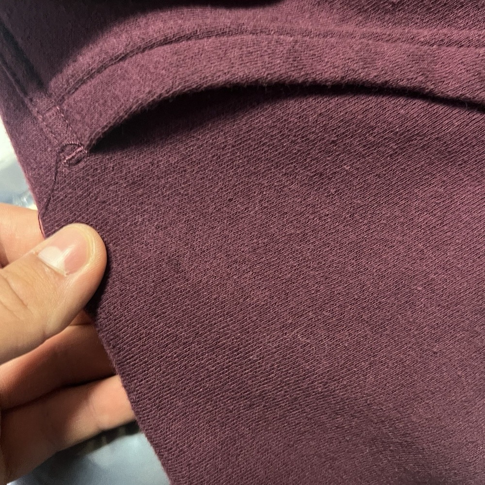 Vintage Polaris RZR Hoodie Men's Size XL Burgundy Drawstrings Pocket Fleece ATV - Picture 9 of 9